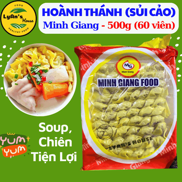 Hoành Thánh Minh Giang 500g (40 Viên)