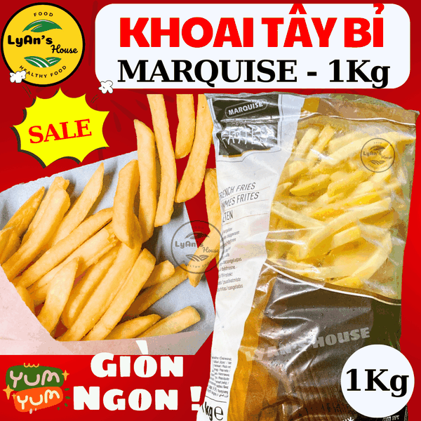 Khoai Tây Bỉ Marquise Cọng 10mm 1kg - French Fries