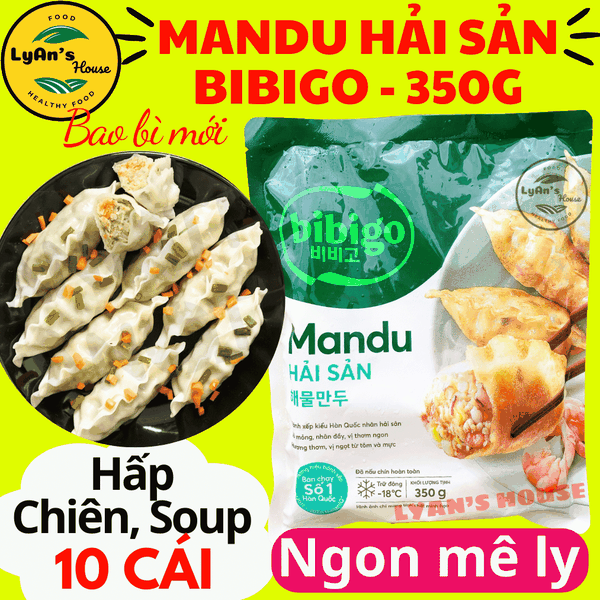 Bánh Xếp Mandu Hải Sản CJ 350g (10 Cái) - Korean Dumpling