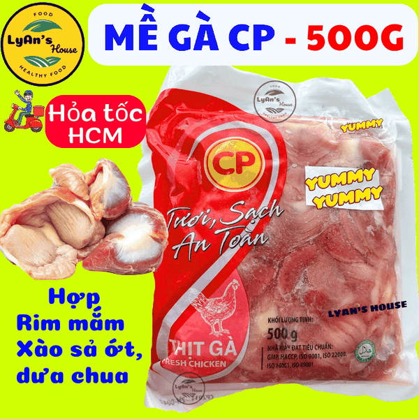 Mề Gà CP 500g - Thịt Gà Tươi Cấp Đông Cho Quán Ăn & Nhà Hàng