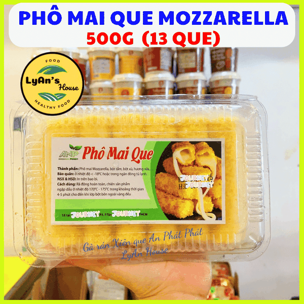 Phô Mai Que  500g (13 Cây) - Món Ăn Vặt Cho Quán Ăn