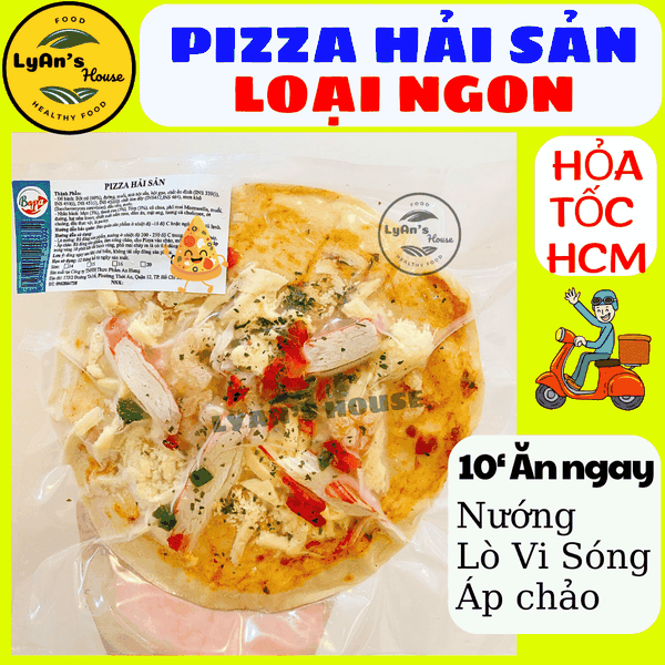 Pizza Hải Sản 15cm 135g - Pizza Mini