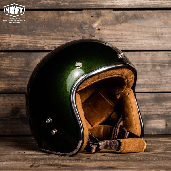 Mũ Bảo Hiểm Kraft - Eros V2 - Forest Green