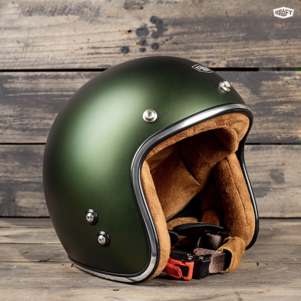 Mũ Bảo Hiểm Kraft - Eros V2 - Forest Green  F