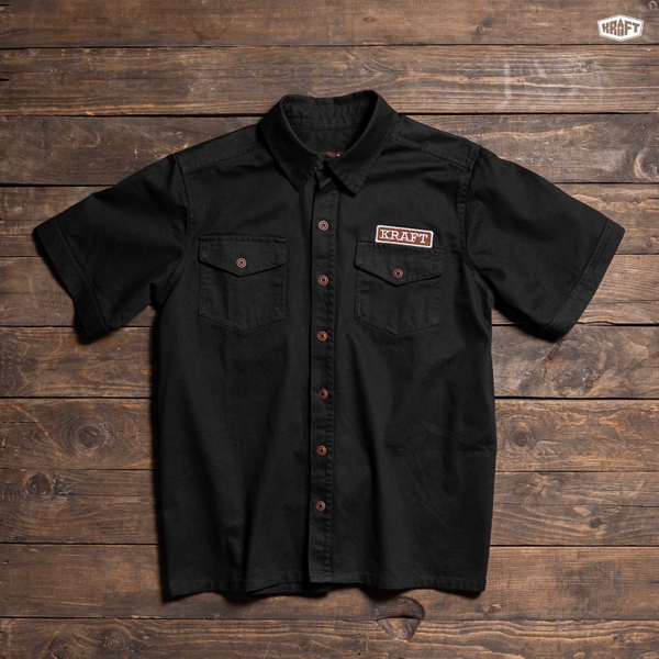 Áo sơ mi tay ngắn Kraft Work Shirt Kaki