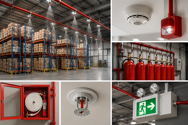 Các giải pháp phòng cháy chữa cháy hiện đại cho nhà xưởng và kho hàng