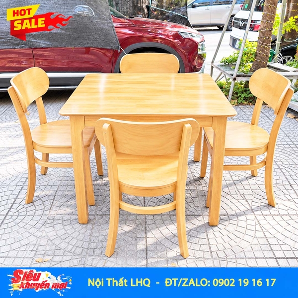 bo-ban-an-butter-4-ghe-mat-go-ban-vuong-80cm