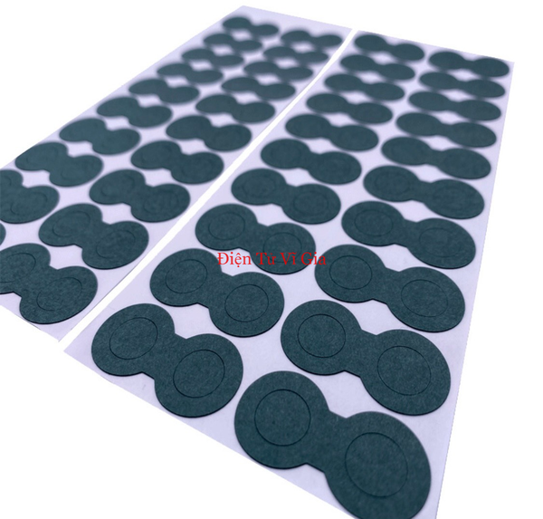 Miếng Dán Cực Dương Đôi Pin 18650 Chống Chập Cháy Tờ 30 Đầu - VĨ GIA SHOP