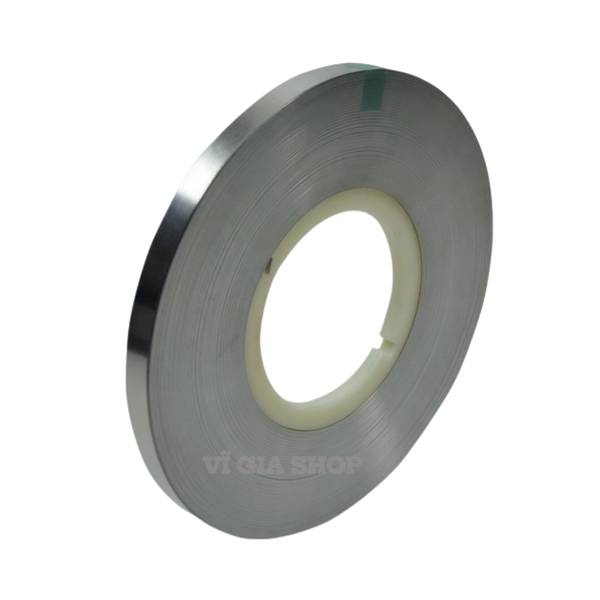 Cuộn Kẽm Đơn Hàn Cell Pin 18650 Rộng 8mm Dày 0.15mm (Cuộn 500g Mạ Niken)