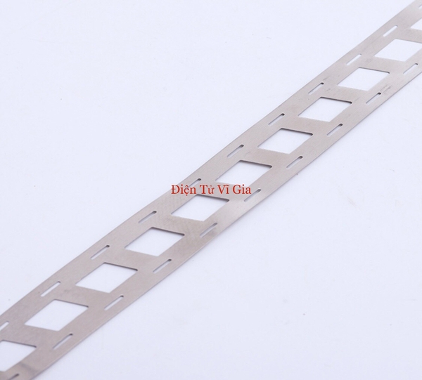 Cuộn Kẽm Xéo Hàn Cell Pin 18650 Bản Rộng 23mm Dày 0.2mm (Cuộn 500g Mạ Niken)