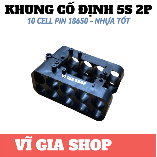 Khung Nhựa Cố Định Pin Makita 10 - 15 Cell 18650 Nhựa ABS - Vĩ Gia Shop