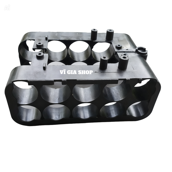 Khung Nhựa Cố Định Pin 10 Cell - 15 Cell 18650 Chân Phổ Thông M21 (Nhựa ABS)