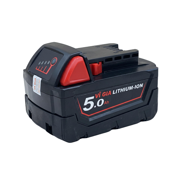 Pin Đóng 18V - 21V 5.0Ah Dòng Xả 50A Hệ M18 (Tương Thích Máy Milwaukee M18)