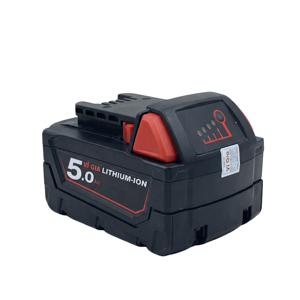 Pin Đóng 18V - 21V 5.0Ah Dòng Xả 50A Hệ M18 (Tương Thích Máy Milwaukee M18)