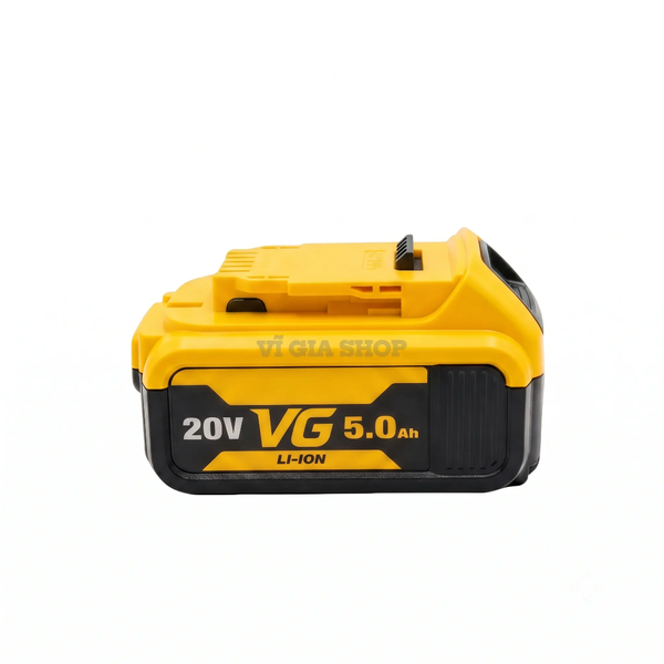 Pin Thay Thế 18V - 20V Max 5Ah Dòng Xả Cao 50A Chân Ray Trượt (Tương Thích Hệ Máy D-Series)