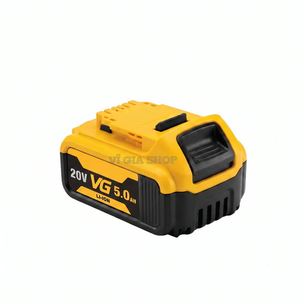 Pin Thay Thế 18V - 20V Max 5Ah Dòng Xả Cao 50A Chân Ray Trượt (Tương Thích Hệ Máy D-Series)