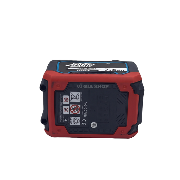 Pin Đóng Chân Phổ Thông 20V-21V 7500mAh 15 Cell Chống Sốc Xả 75A