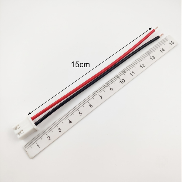 Jack Nối Nguồn XH 2.54mm 2P Dây 22AWG Bấm Cốt Sẵn Dài 15cm / 30cm Chịu Tải Tốt