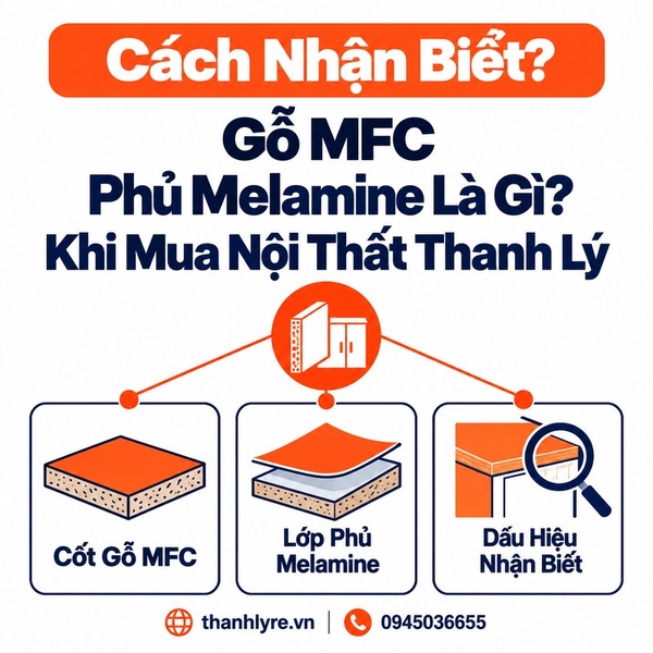 Gỗ MFC Phủ Melamine Là Gì? Có Phù Hợp Làm Bàn Tủ Văn Phòng?