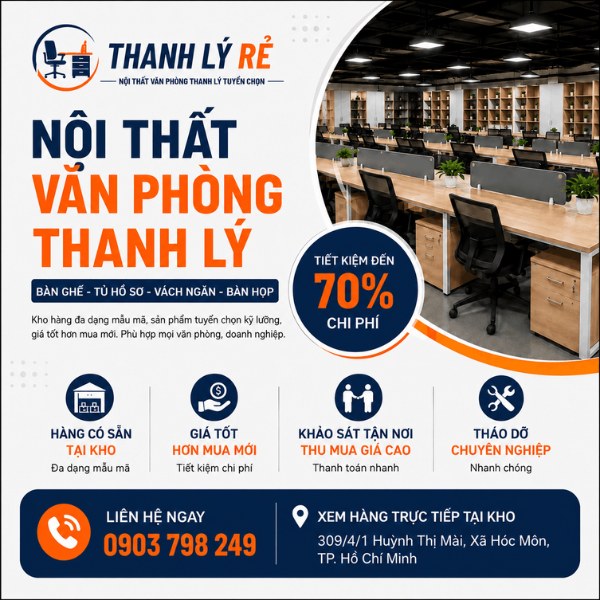 Kinh nghiệm mua nội thất thanh lý