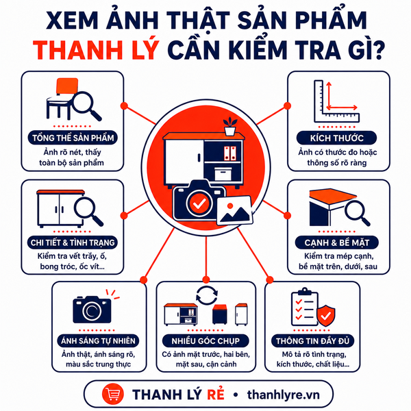 Xem Ảnh Thật Sản Phẩm Thanh Lý: Cần Kiểm Tra Những Gì?