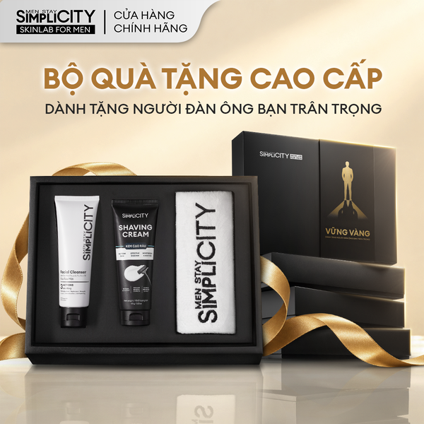 Bộ quà tặng cho nam chăm da chỉn chu