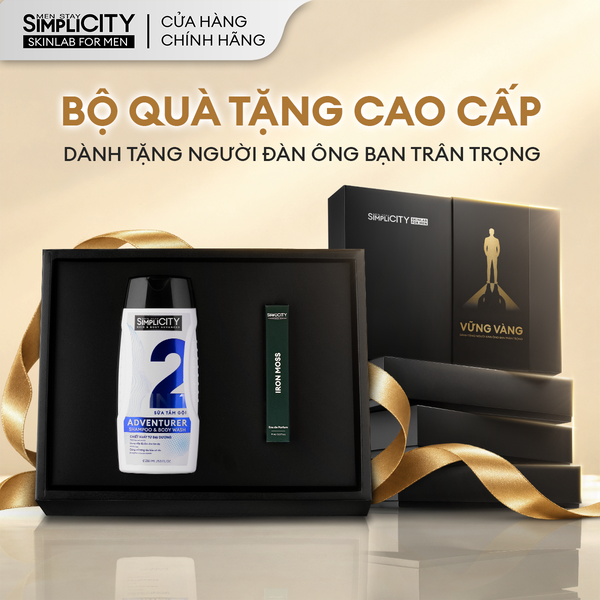 Bộ quà tặng cho nam sạch thơm chuẩn gu | Iron Moss