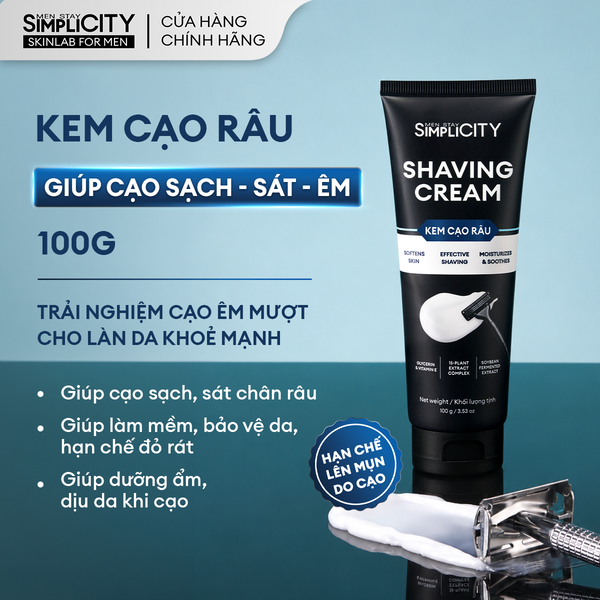 Kem cạo râu Shaving Cream 100g