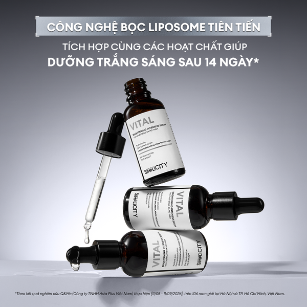 Combo serum giảm mụn mờ thâm Calm và Vital Pro