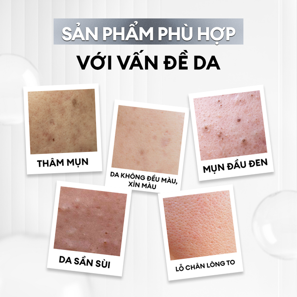 Combo serum giảm mụn mờ thâm Calm và Vital Pro