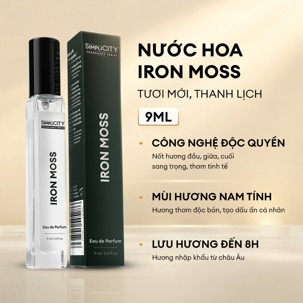 Bộ quà tặng cho nam sạch thơm chuẩn gu | Iron Moss