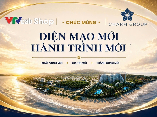 VTVcab Shop chúc mừng Charm Group ra mắt nhận diện thương hiệu mới