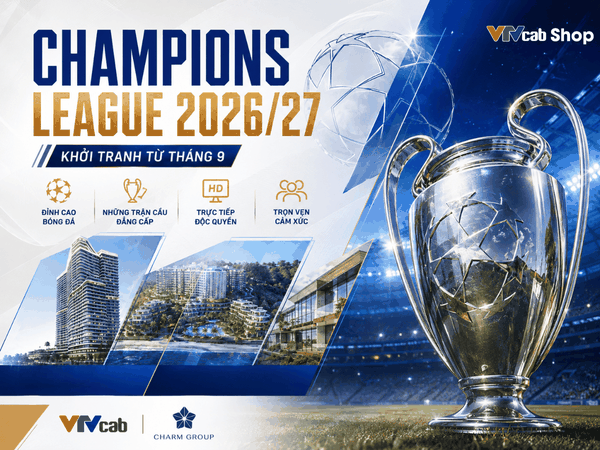 UEFA Champions League 2026/27 khởi tranh từ tháng 9