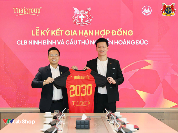 Hoàng Đức gia hạn với Ninh Bình đến năm 2030