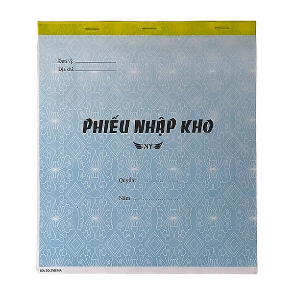Phiếu Nhập Kho 3 Liên 20x25 (150 tờ * 40 cuốn)