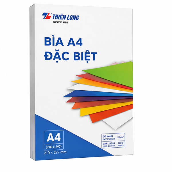 Bìa A4 Đặc Biệt (Khổ A4 * 100 tờ)