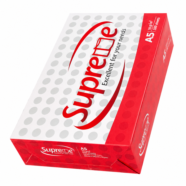Giấy Trắng (Supreme) 70gsm A5 (500 tờ * 10 ream)