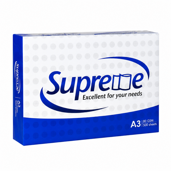 Giấy Trắng (Supreme) 80gsm A3 (500 tờ * 5 ream)