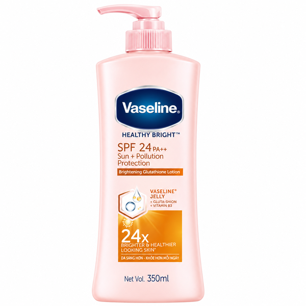 Sữa Dưỡng Thể Vaseline Healthy Bright Sun + Pollution Protection SPF 24 PA++ 350ml