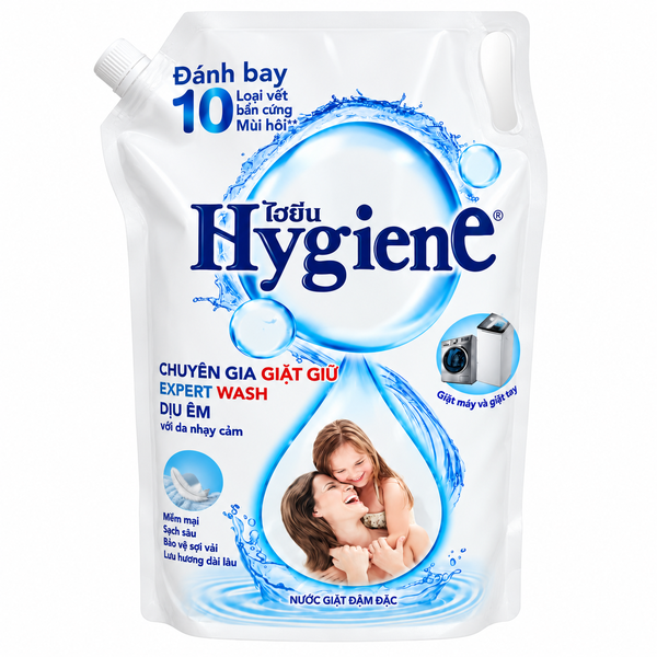Nước Xả Vải Hygiene Trắng Expert Care 2L (QC 6 túi/ thùng)