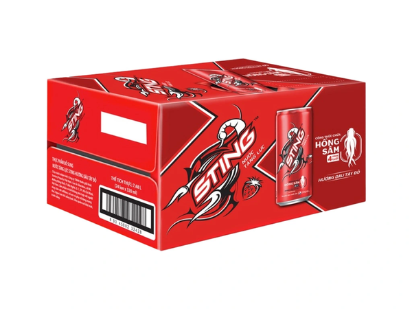 Sting Dâu Tây Đỏ Lon (320Ml*24 Lon)