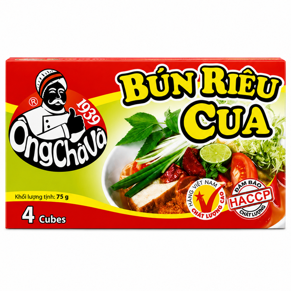 Viên Gia Vị Bún Riêu Ông Chà Và (75G * 72 Hộp)