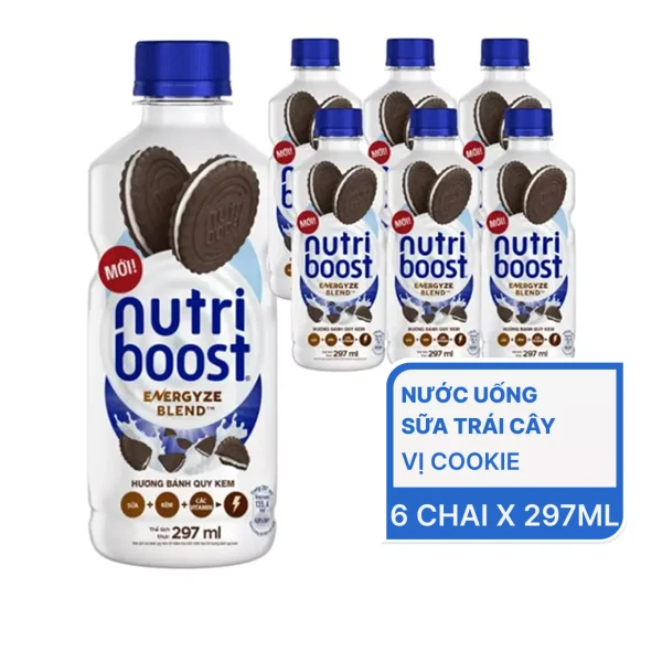 Sữa Nutri Boost Hương Bánh Quy Kem( 297Ml* 24 Chai)