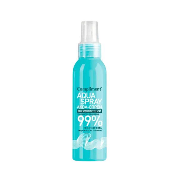 Xịt Khoáng Compliment Aqua Spray 99% Hyaluronic & Tảo Biển Laminaria Tím 200ml