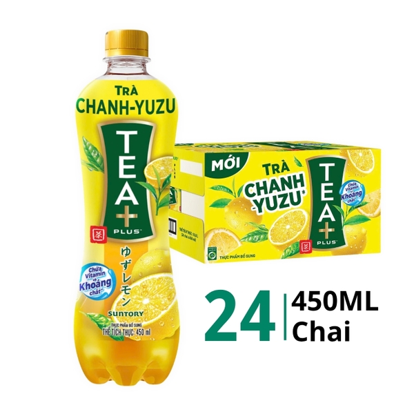 Trà Tea+ Ô Long Chanh Yuzu 450ml