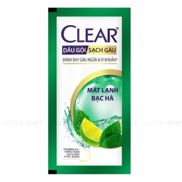 Dầu Gội Clear Mát Lạnh Bạc Hà 6g