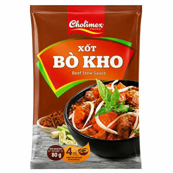 Xốt Bò Kho Gói (90G*40 gói)
