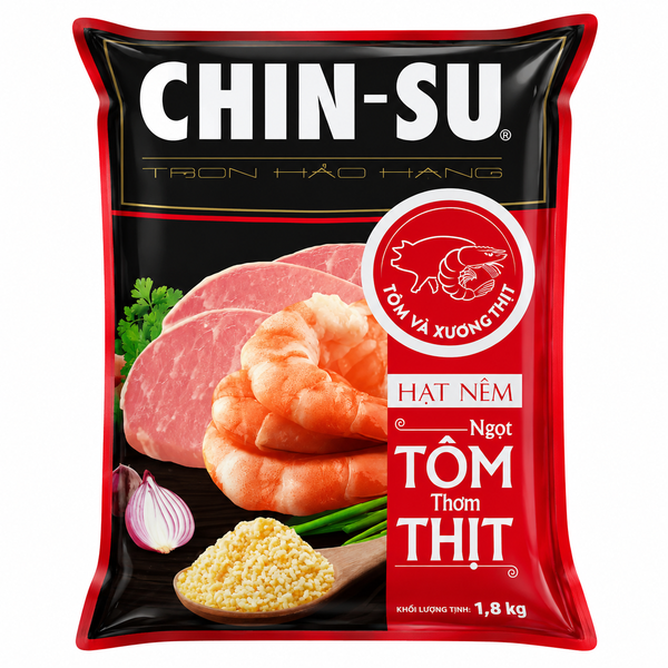 Hạt Nêm Chin Su Tôm Thịt (1.8kg * 6 Gói)