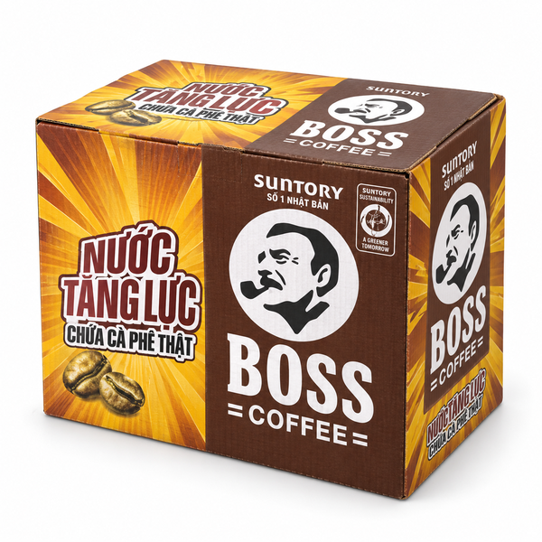 Nước Tăng Lực Boss Vị Cà Phê 325ml