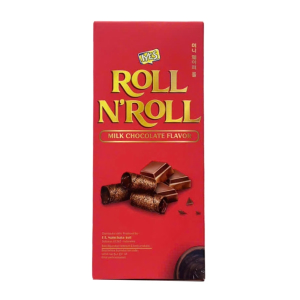 Bánh Quế IYES ROLL N ROLL Vị Socola 80G